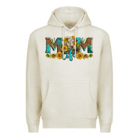 Oatmeal Heather Western Charolais Cow Mom Life Premium Hoodie - LillyAllenDesigns