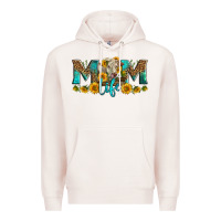 Pale Pink Western Charolais Cow Mom Life Premium Hoodie - LillyAllenDesigns