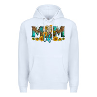 White Western Charolais Cow Mom Life Premium Hoodie - LillyAllenDesigns