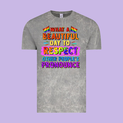 What A Beautiful Day To Respect Other People Vintage Tee Designed By Fadigitalartstudio
