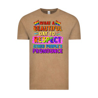Vintage Coffee what a beautiful day to respect other people Vintage Tee - FaDigitalArtStudio