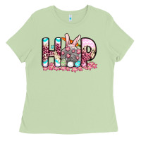 Matcha Easter Day Hop bunny Ladies Tee - OliviaCreatesArt