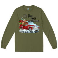 Army Green it's the most wonderful time of the year Long Sleeve Tee - FaDigitalArtStudio