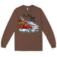 Chestnut it's the most wonderful time of the year Long Sleeve Tee - FaDigitalArtStudio