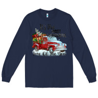 Navy it's the most wonderful time of the year Long Sleeve Tee - FaDigitalArtStudio