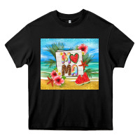 Black summer mama Heavy Core Tee - TumblerDesignByShophia