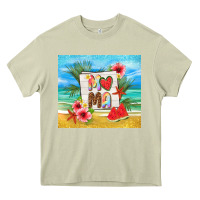 Mossy summer mama Heavy Core Tee - TumblerDesignByShophia