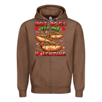 Chestnut hot dogs are my valentine Zipper Hoodie - AdoDesignShop