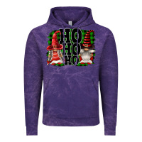 Cloud Purple Ho Ho Ho Christmas Gnomes Vintage Hoodie - FaDigitalArtStudio