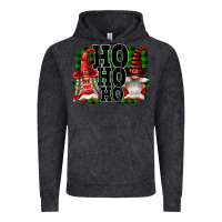 Vintage Black Ho Ho Ho Christmas Gnomes Vintage Hoodie - FaDigitalArtStudio