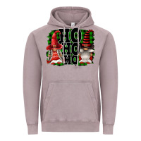 Vintage Zinc Ho Ho Ho Christmas Gnomes Vintage Hoodie - FaDigitalArtStudio