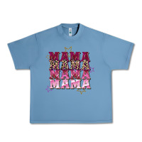 Pebble Blue Mama mama mama mama Mother's Day Urban Heavy Tee - FaDigitalArtStudio