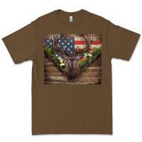 Cacao usa deer hunting Premium Tee - CowGirlArtShop
