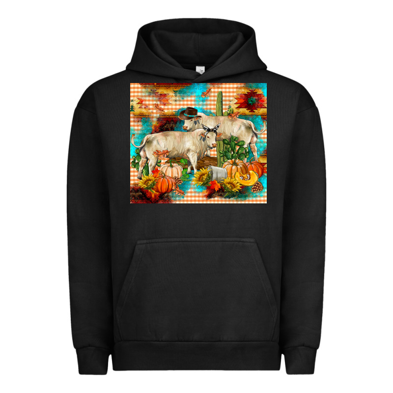 Fall Charolais Bulls Urban Hoodie by RanaPortraitStore | Teevron