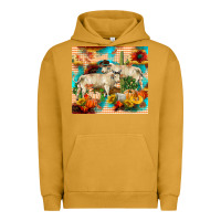 Pigment Peanut Butter fall charolais bulls Urban Hoodie - RanaPortraitStore