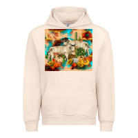Sandshell fall charolais bulls Urban Hoodie - RanaPortraitStore