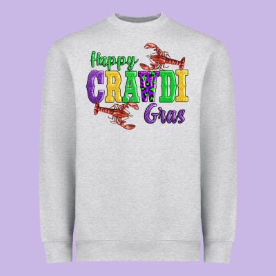 Happy Mardi Gras With Lobster Heavyweight Sweatshirt Designed By Adodesignshop