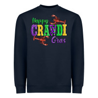 Navy happy mardi gras with lobster Heavyweight Sweatshirt - AdoDesignShop