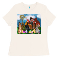 Bone Farm animals 20oz Ladies Tee - OliviaCreatesArt