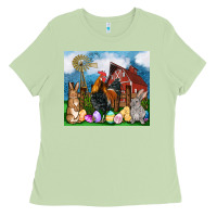 Matcha Farm animals 20oz Ladies Tee - OliviaCreatesArt