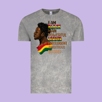 I Am Black Man Vintage Tee Designed By Fadigitalartstudio