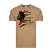 Vintage Coffee I am black man Vintage Tee - FaDigitalArtStudio