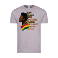 Vintage Zinc I am black man Vintage Tee - FaDigitalArtStudio