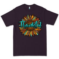 Plum thankful sunflower Premium Tee - RanaPortraitStore