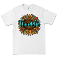 White thankful sunflower Premium Tee - RanaPortraitStore