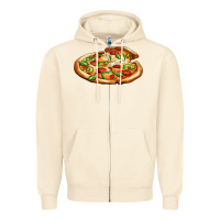 Sandshell big pizza Zipper Hoodie - AdoDesignShop