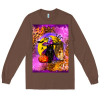 Chestnut witchy cat Long Sleeve Tee - BundleAndBundleShop