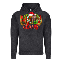 Vintage Black christmas nana claus Vintage Hoodie - FaDigitalArtStudio