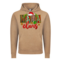 Vintage Coffee christmas nana claus Vintage Hoodie - FaDigitalArtStudio