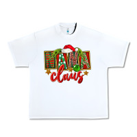 White Christmas Nana Claus Mother's Day Urban Heavy Tee - FaDigitalArtStudio