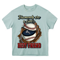 Arona Diamonds are a girl's best friend Baseball Heavy Core Tee - HowdyJamesFarm