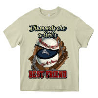 Mossy Diamonds are a girl's best friend Baseball Heavy Core Tee - HowdyJamesFarm