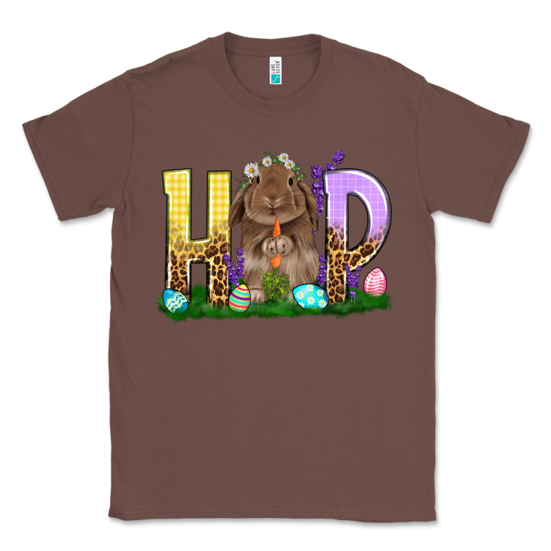 Hop Rabbit Easter Day Classic Tee by HowdyJamesFarm | Teevron