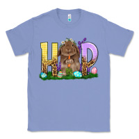 Colony Blue Hop Rabbit Easter Day Classic Tee - HowdyJamesFarm