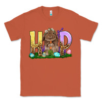 Copper Hop Rabbit Easter Day Classic Tee - HowdyJamesFarm