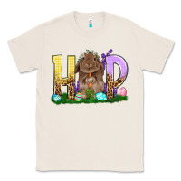 Natural Hop Rabbit Easter Day Classic Tee - HowdyJamesFarm