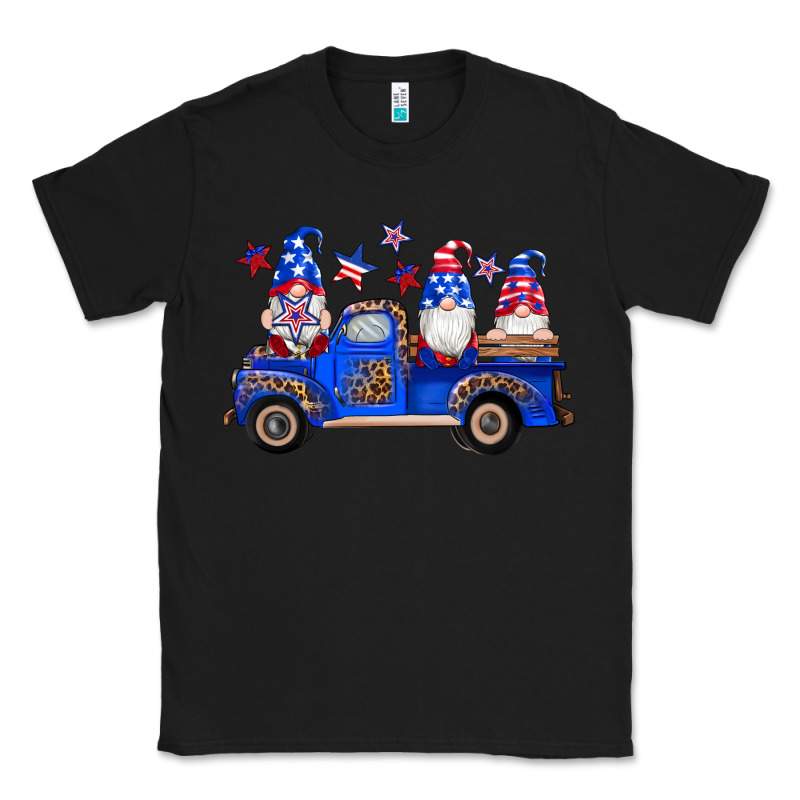 American Flag Gnomes Truck Classic Tee by Artiststas | Teevron