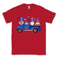 Red american flag gnomes truck Classic Tee - Artiststas