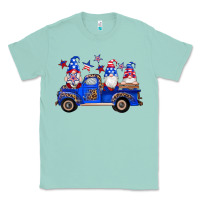 Seafoam american flag gnomes truck Classic Tee - Artiststas