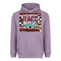 Lavender race wife Heavyweight Hoodie - JahusDesignShop