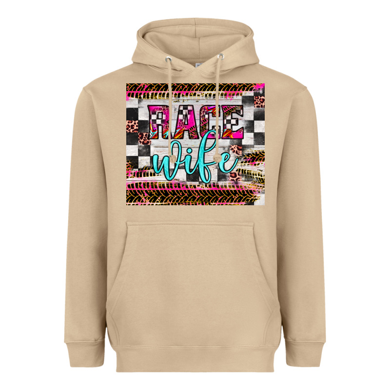 Race Wife Heavyweight Hoodie by JahusDesignShop | Teevron