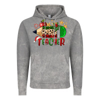 Cloud Rock Christmas Teacher Pencil Vintage Hoodie - FaDigitalArtStudio