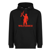 Black red dawn wolverines Heavyweight Hoodie - baoMotion