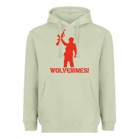 Matcha red dawn wolverines Heavyweight Hoodie - baoMotion
