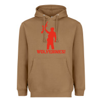 Toasted Coconut red dawn wolverines Heavyweight Hoodie - baoMotion