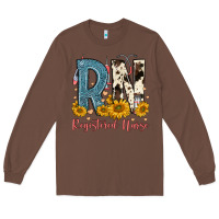 Chestnut rn registered nurse Long Sleeve Tee - FaDigitalArtStudio